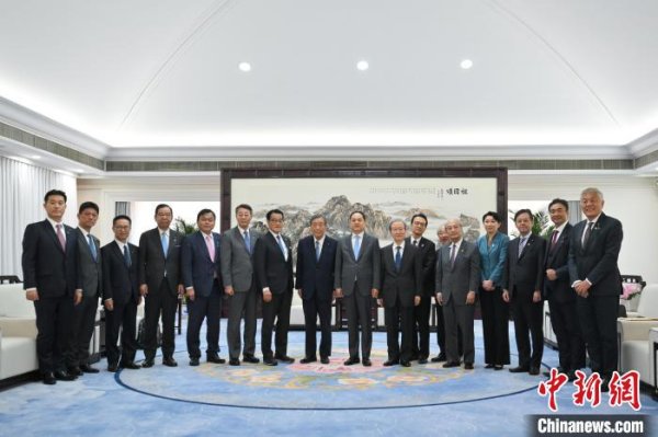 证券配资最简单最准方法 日中友好议员联盟代表团访问中国人民对外友好协会